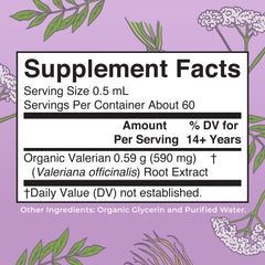 USDA Organic Valerian Root illustration