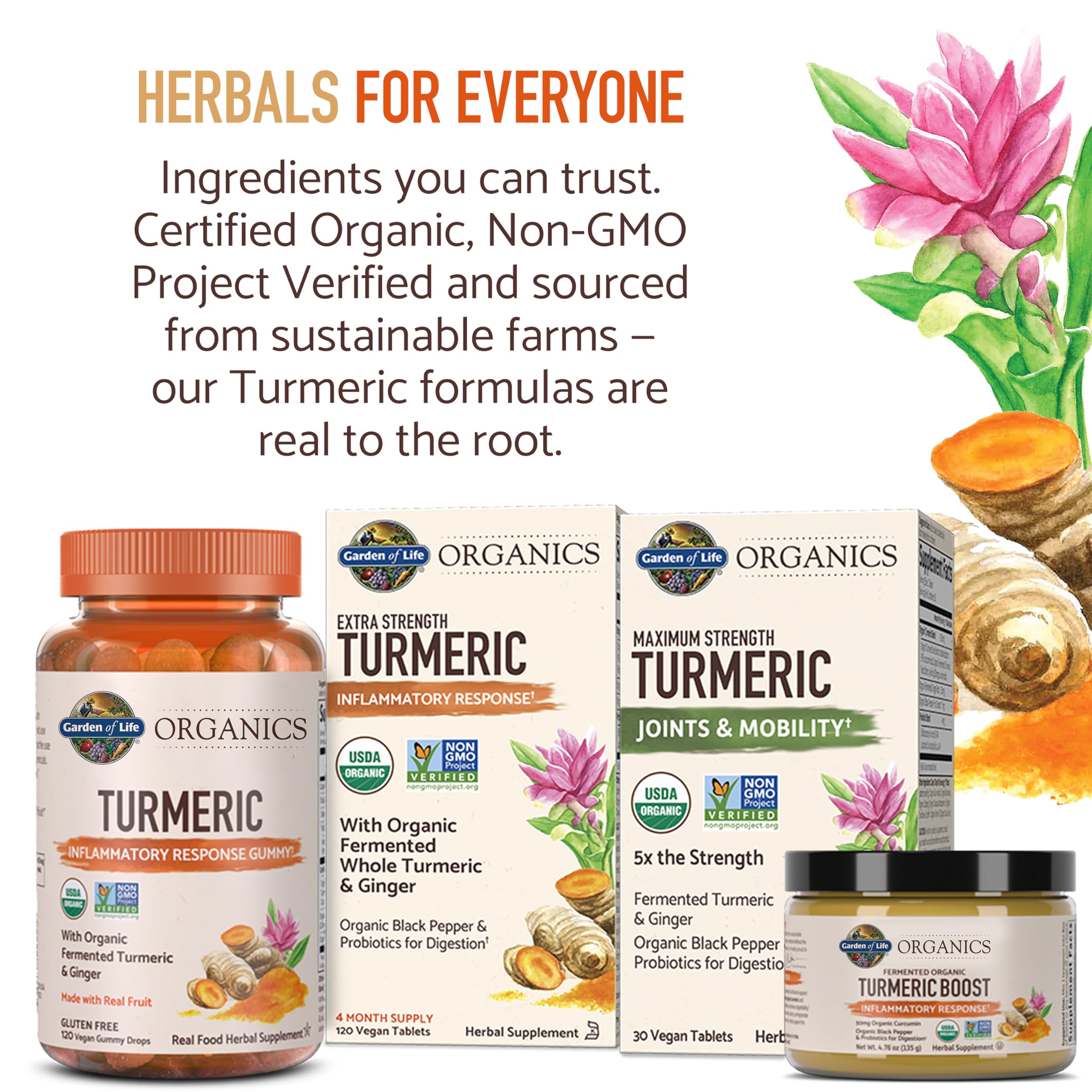 USDA Organic and NSF Gluten Free certification logos on label