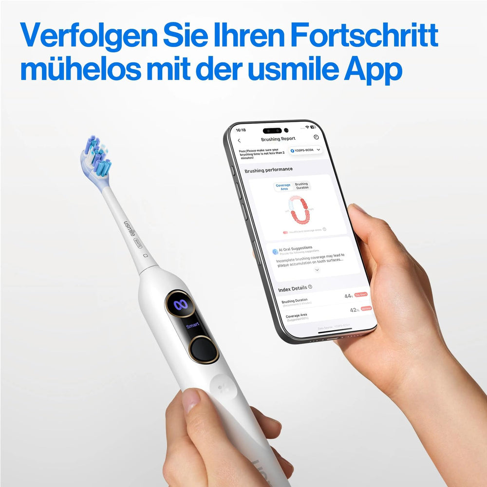 Complete usmile oral care set for home and travel