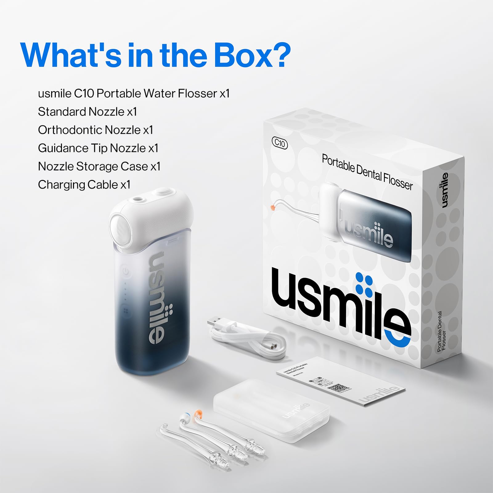 Compact, travel-ready complete oral care kit