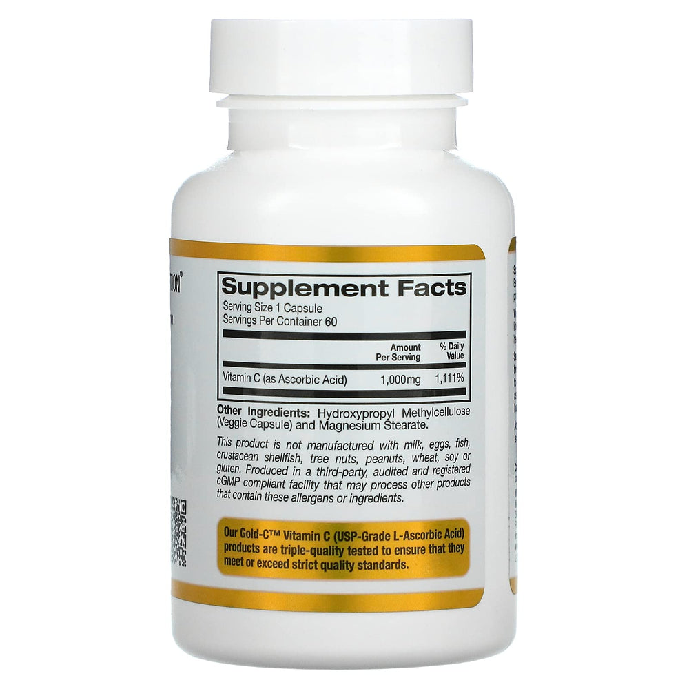USP grade ascorbic acid Vitamin C supplement - Gold C