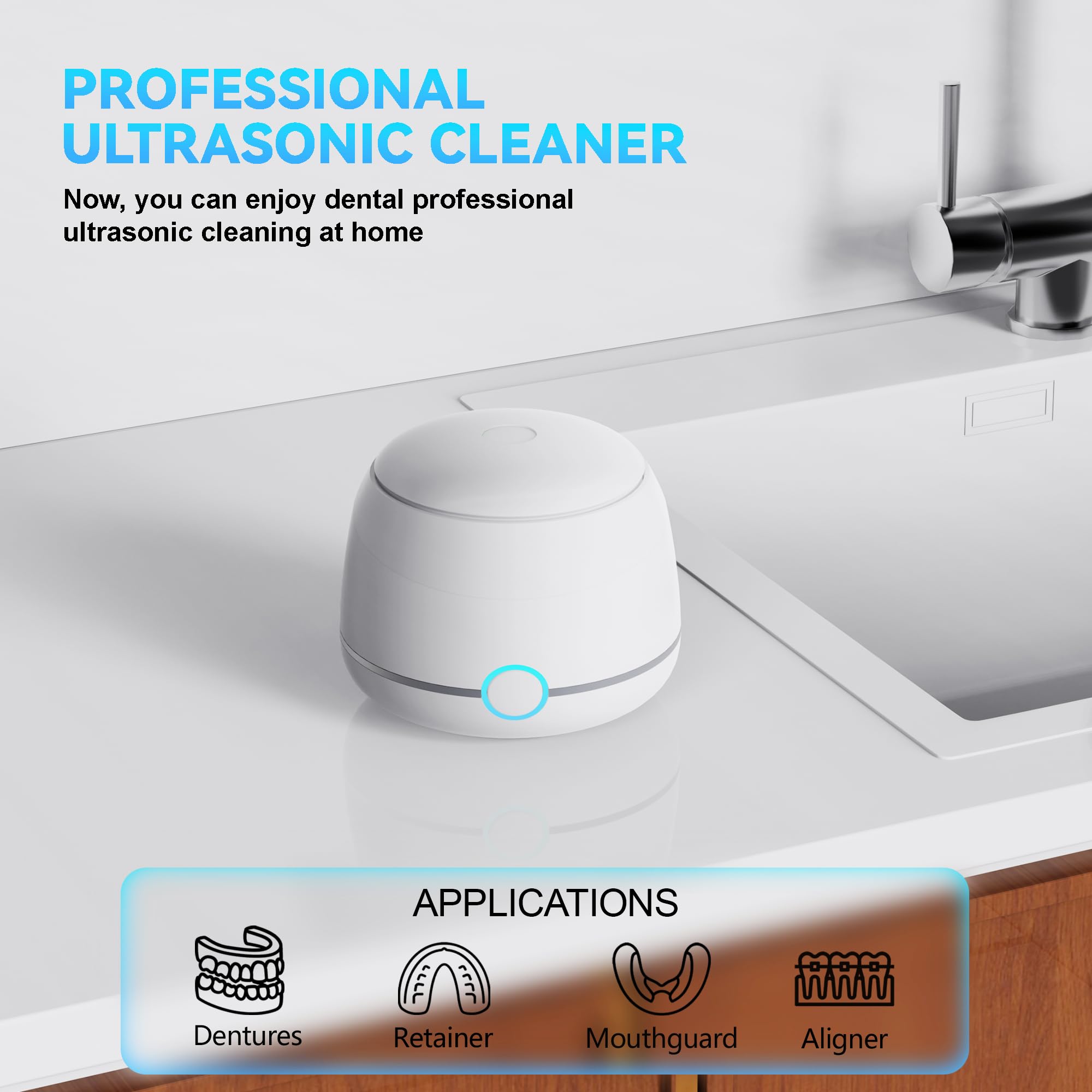 Ultrasonic cleaner with dual cleaning modes
