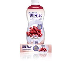 Nutrition facts panel for UTI-STAT Nutricia Cranberry Medical Food (case of 4)