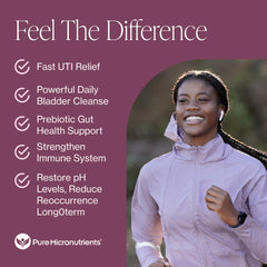 UTI support urinary tract health graphic