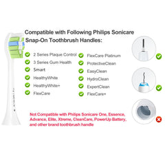 Close-up of Utimcare heads showing curved bristles for deep clean
