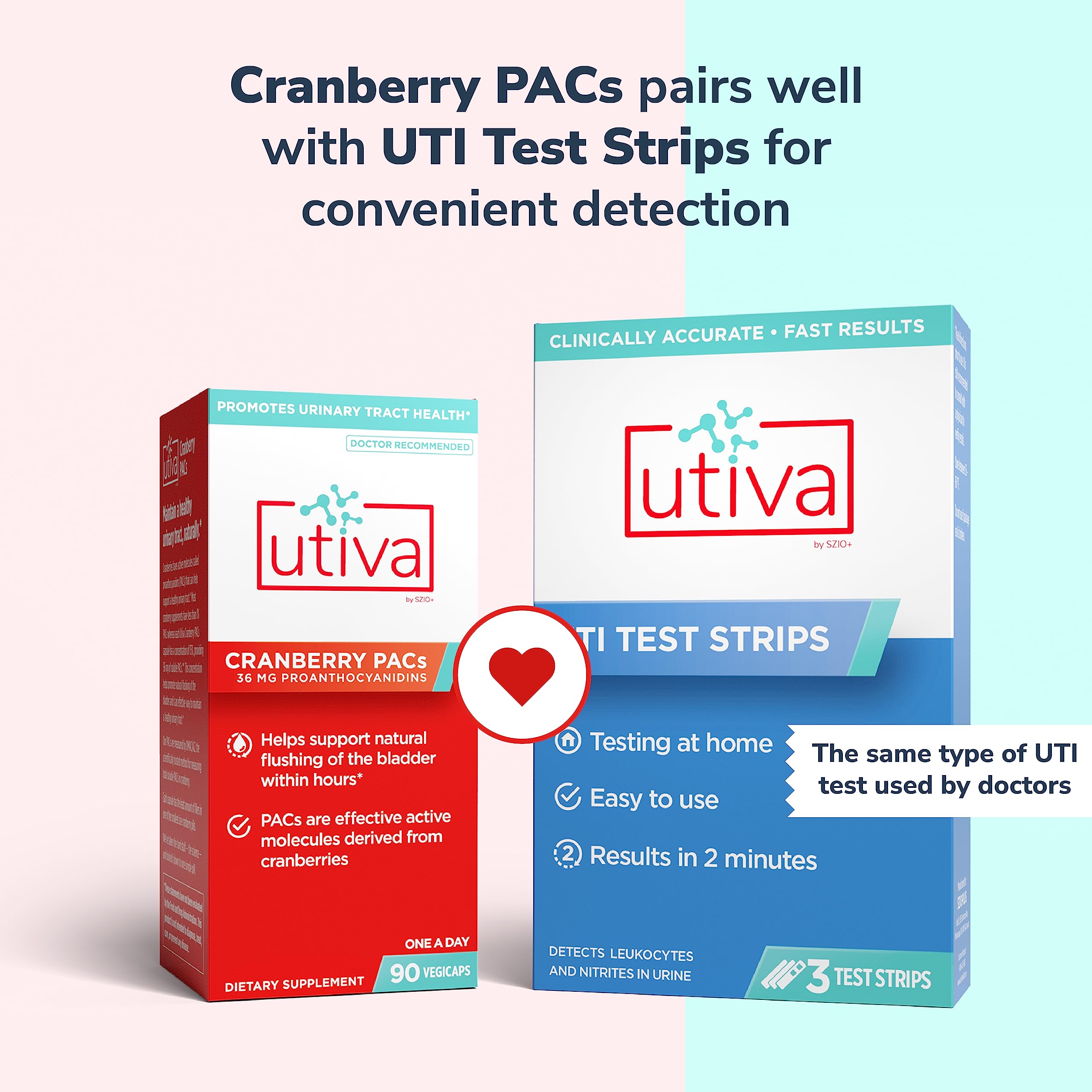 Medical professional recommending Utiva UTI health supplement