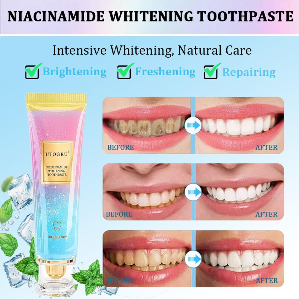 3.8oz (100g) toothpaste tube with packaging