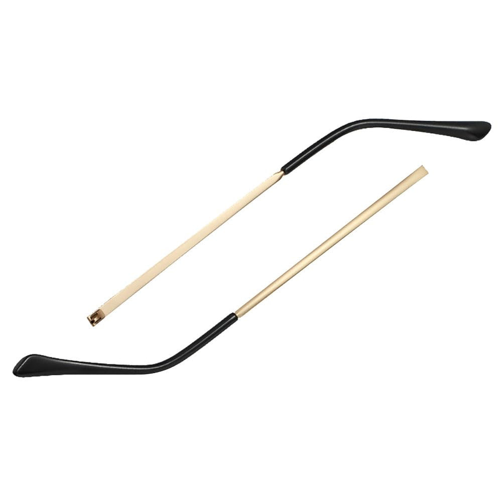 UUYYEO golden metal glasses replacement temple arm - front view