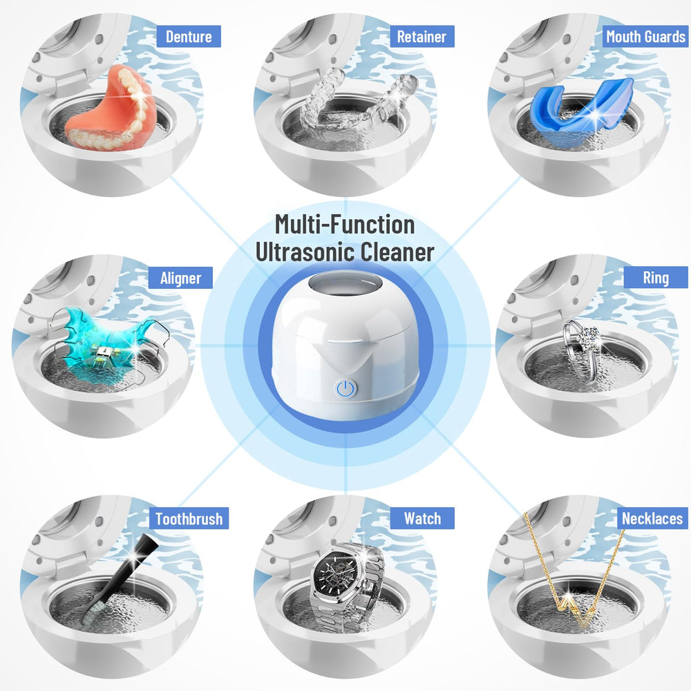 UV lamps for 360-degree deep cleaning