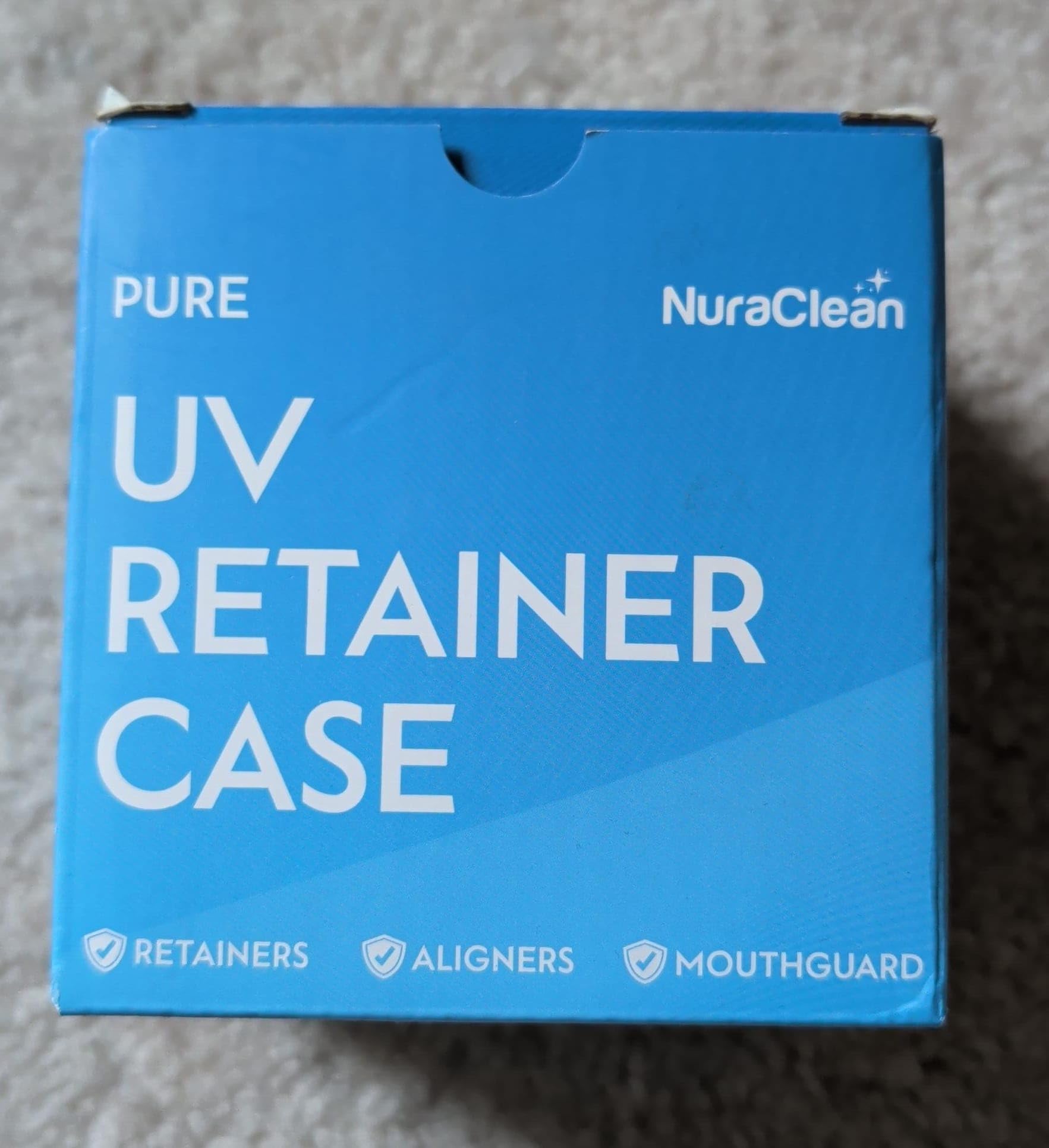 Cleans aligners, mouth guards, night guards, and dentures