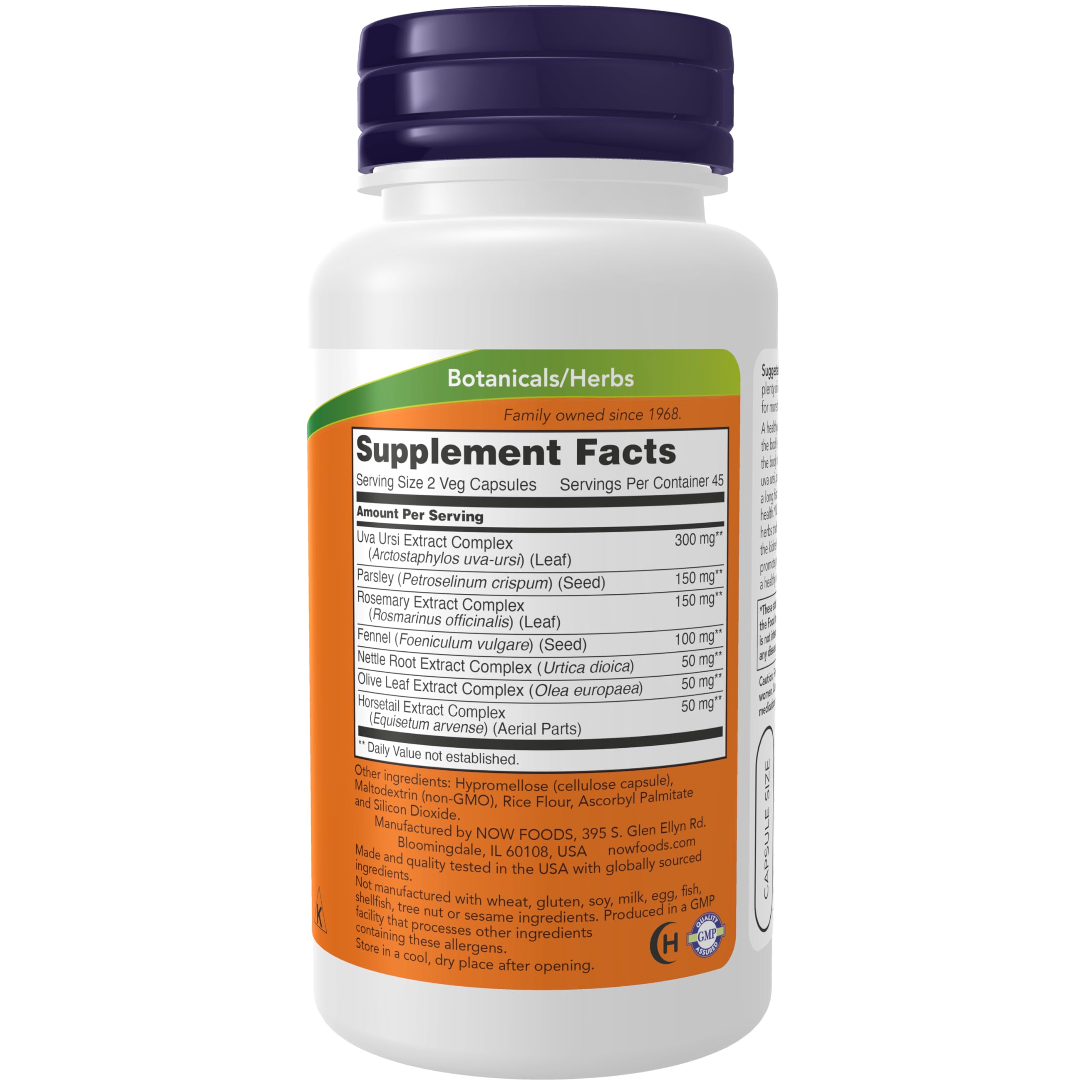 Uva Ursi (bearberry) ingredient used in NOW Kidney Cleanse.