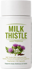 UVORA Milk Thistle front packaging showing bottle and clear brand label for easy identification