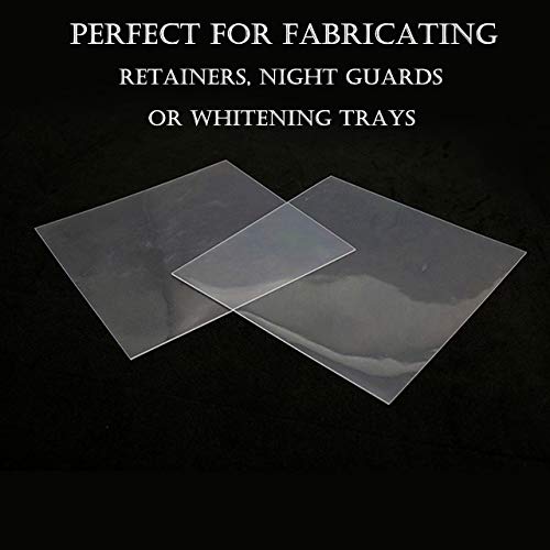 Vacuum forming ready dental soft splint sheets, 5x5 inches