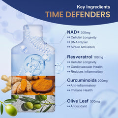 Vacuum-sealed pouches for NAD+ supplement