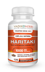 Certified Organic Haritaki Terminalia chebula in 100 Vegicaps by Vadik Herbs, USA