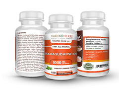 100 Vegicaps bottle with Vadik Herbs branding