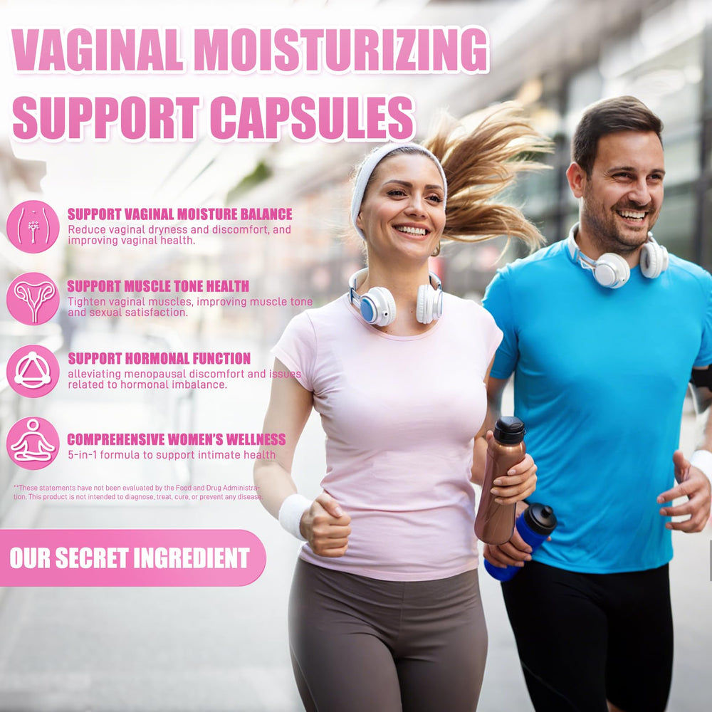 Illustration of vaginal health and moisture balance