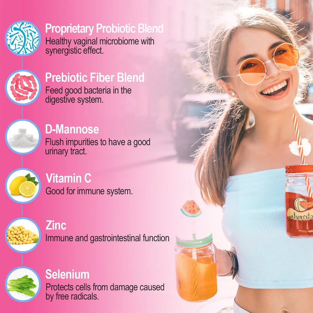 D-Mannose with vitamins for urinary and skin health