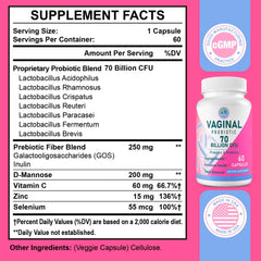 Close-up of the 13-in-1 ingredients including Lactobacillus strains and prebiotics