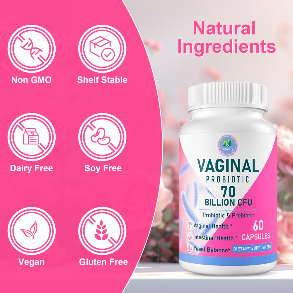 Product label and packaging of Vaginal Probiotics
