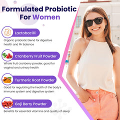 Product label highlighting 12 strains and 300B CFUs