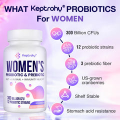 Capsules next to cranberry imagery representing ingredients