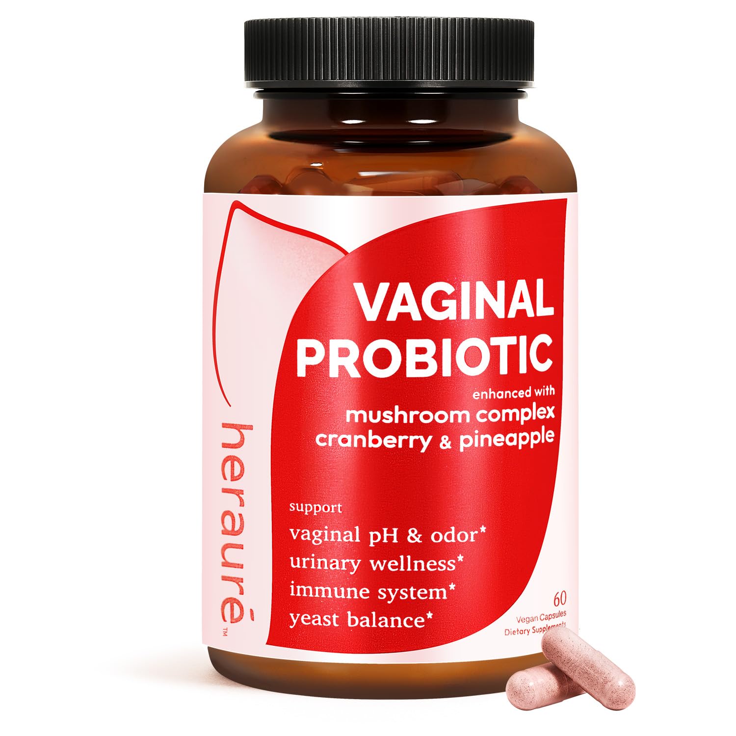 HerAuré Vaginal Probiotics bottle and packaging