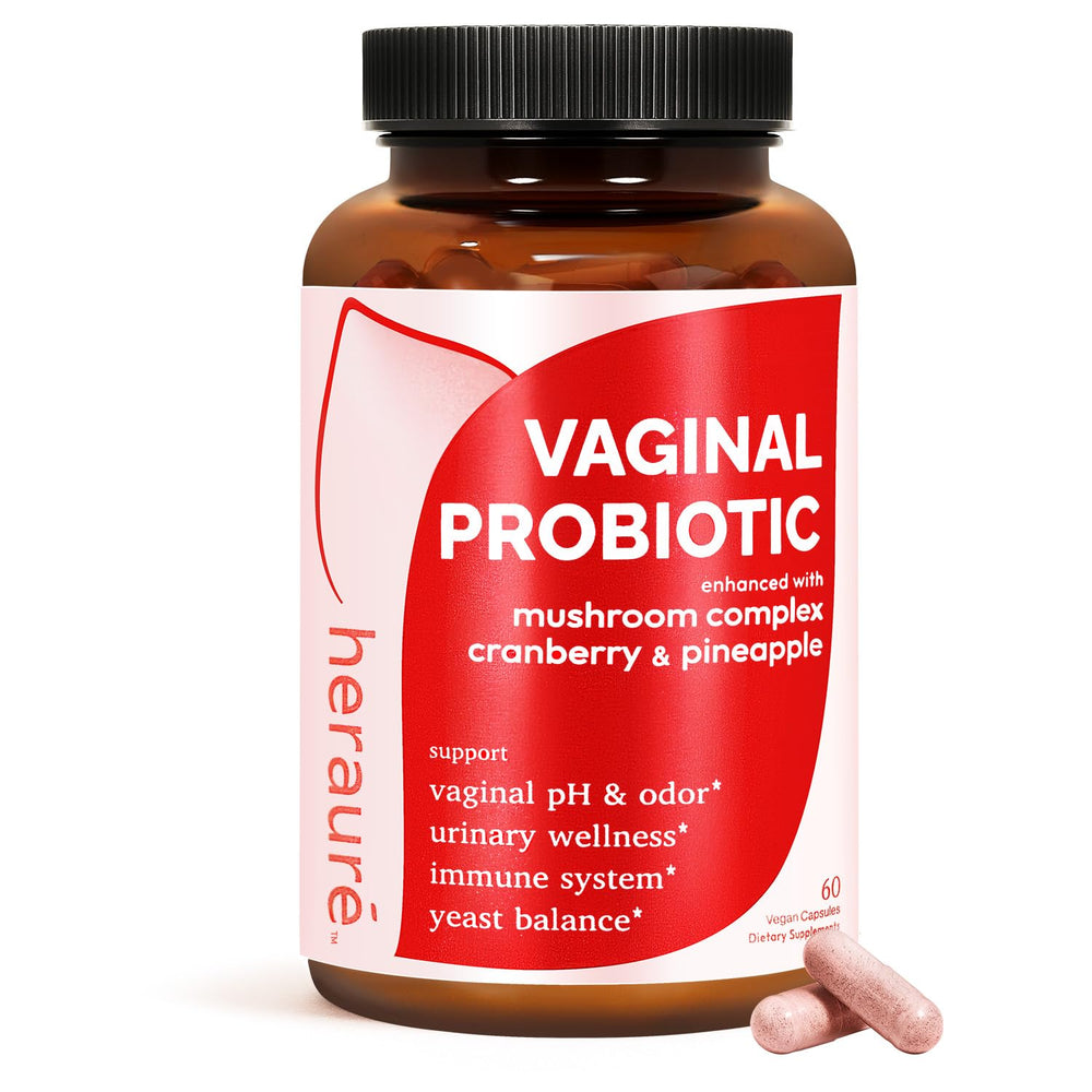 HerAuré Vaginal Probiotics bottle and packaging