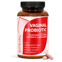 HerAuré Vaginal Probiotics bottle and packaging