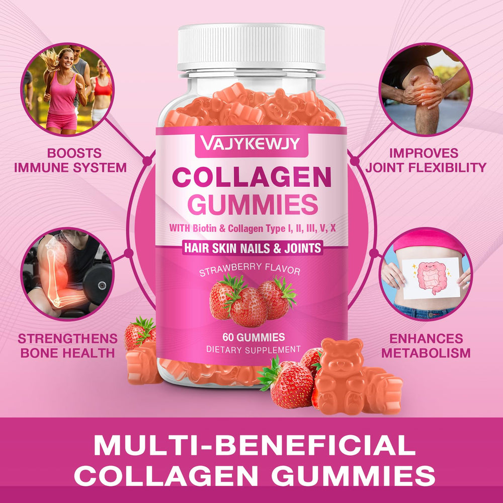 120 count VAJYKEWJY collagen gummies packaging