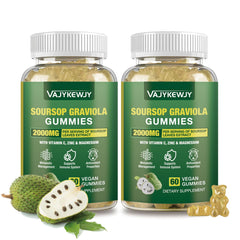 VAJYKEWJY Soursop Gummies bottle front view