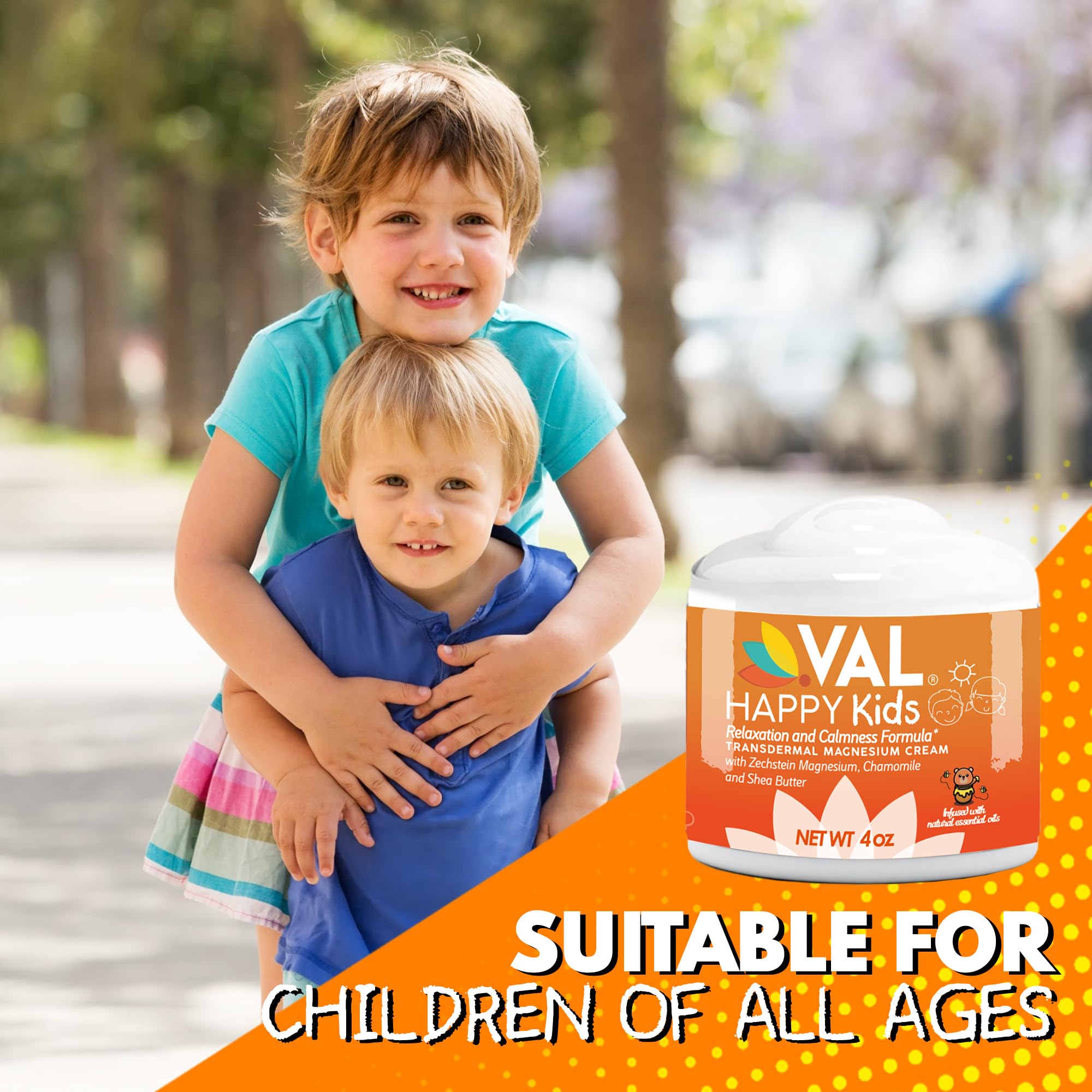 VAL Magnesium Cream for Kids 4oz – USA made