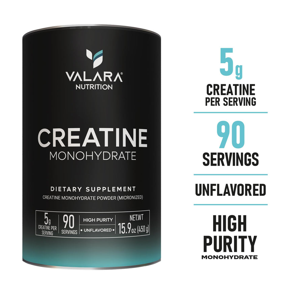 Scoop Included with Valara Creatine Monohydrate Powder