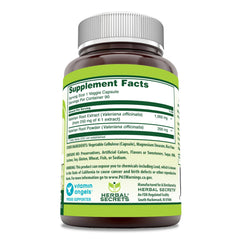 Valerian Complex 1200 mg per serving with 90 veggie capsules