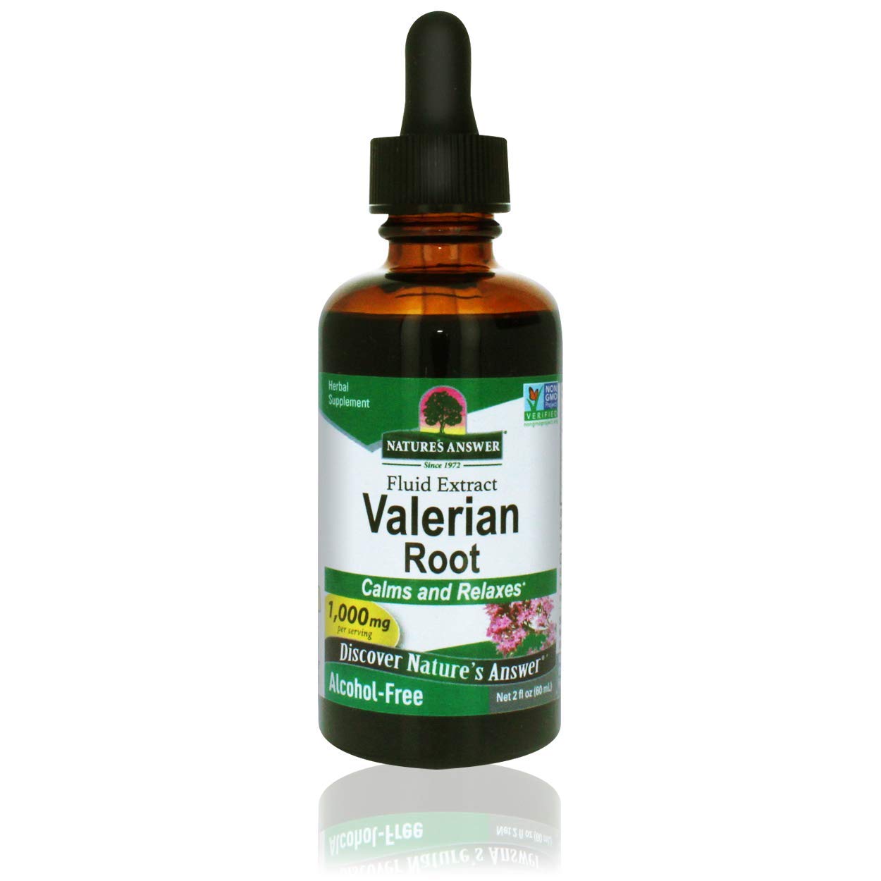Nature's Answer Valerian Root Extract 2 oz bottle with dropper