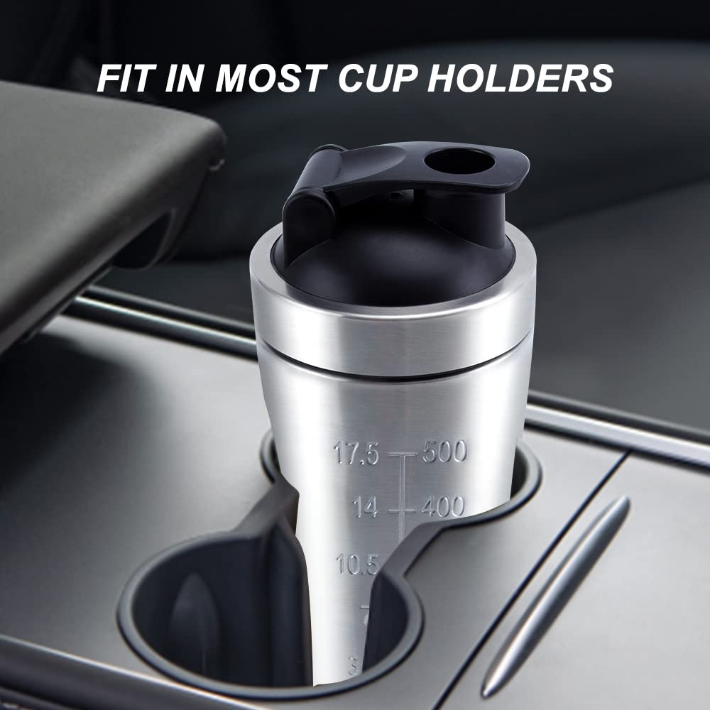 VALESKA wide-mouth opening makes adding ice easy for cold drinks.