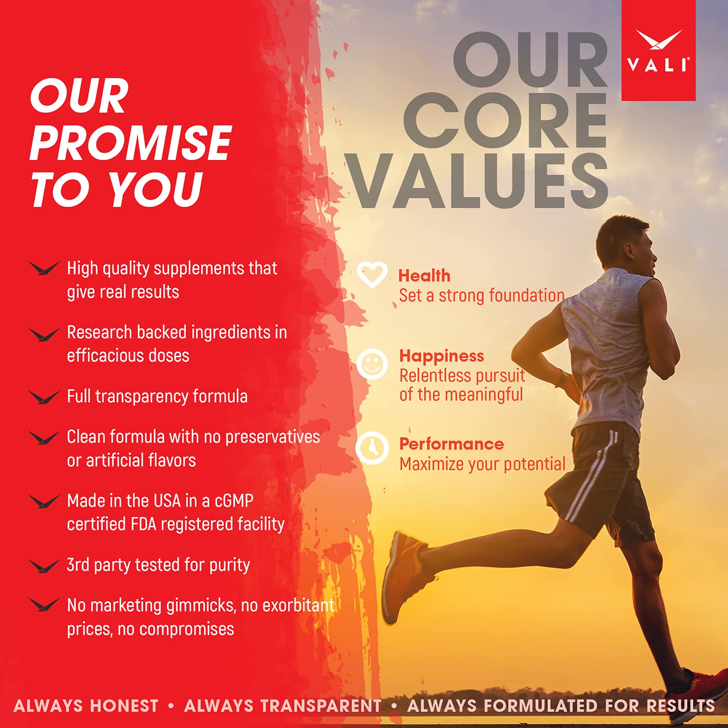 VALI Time Release Caffeine Capsules in-use during workout for sustained stamina.