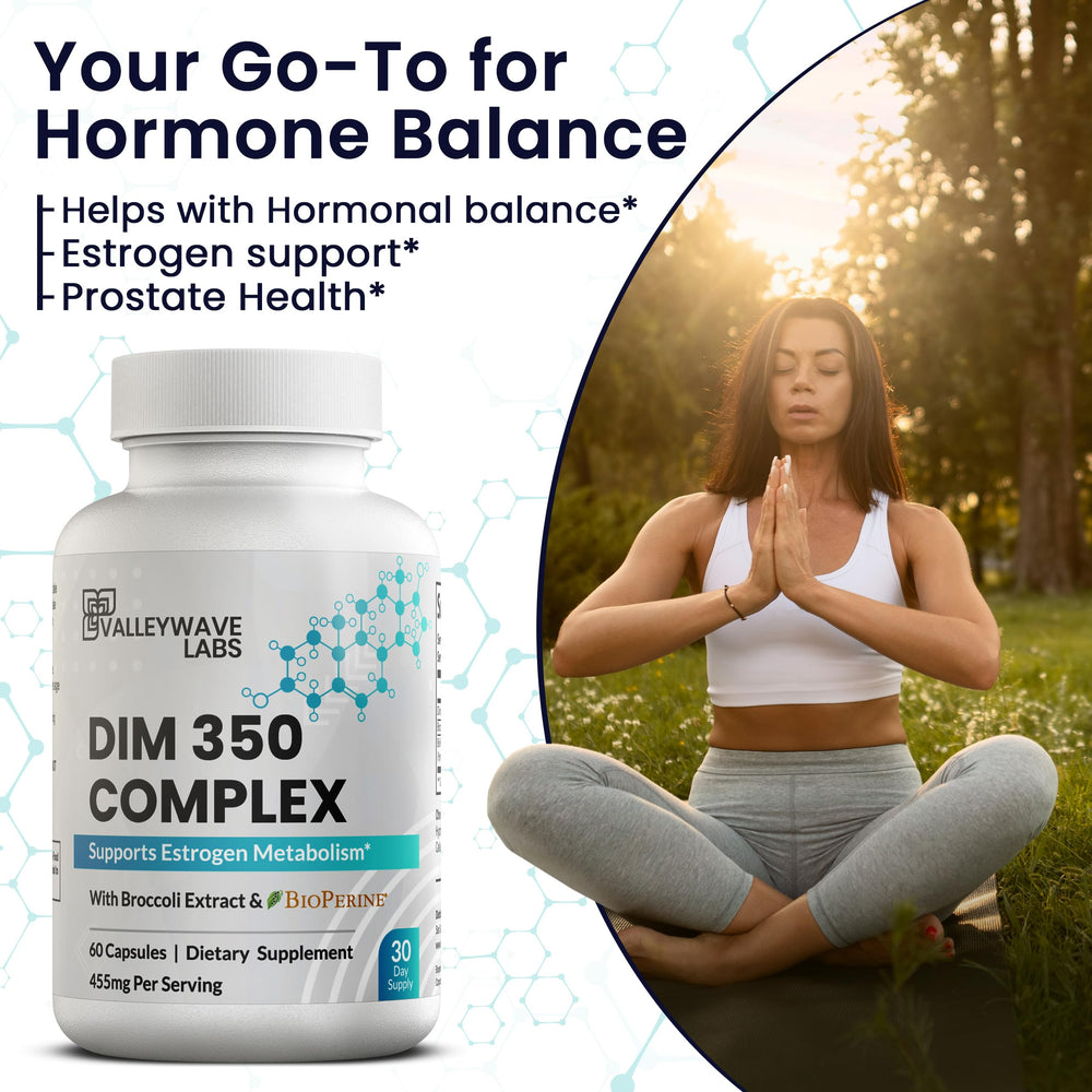 DIM promoting hormonal balance for women