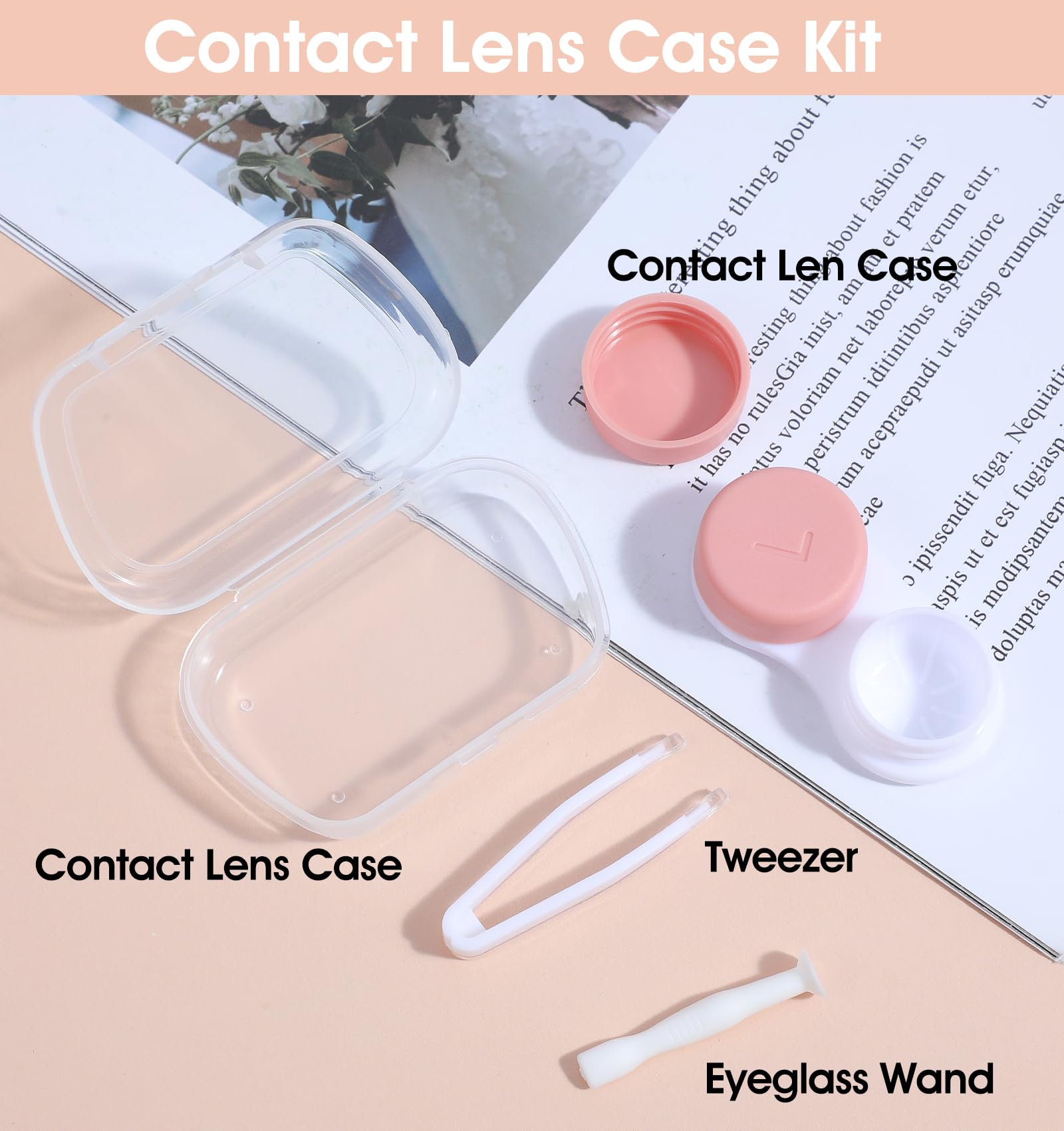 Compact travel lens case measuring 2.36 x 1.53 x 0.67 inches
