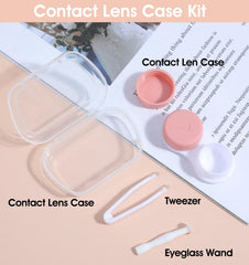 Compact travel lens case measuring 2.36 x 1.53 x 0.67 inches