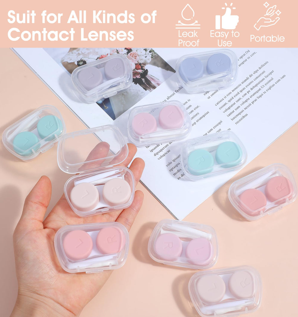 Leakproof screw-cap design keeps lenses moist and secure on the go
