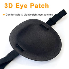 Vandorla eye patch in black color with adjustable strap