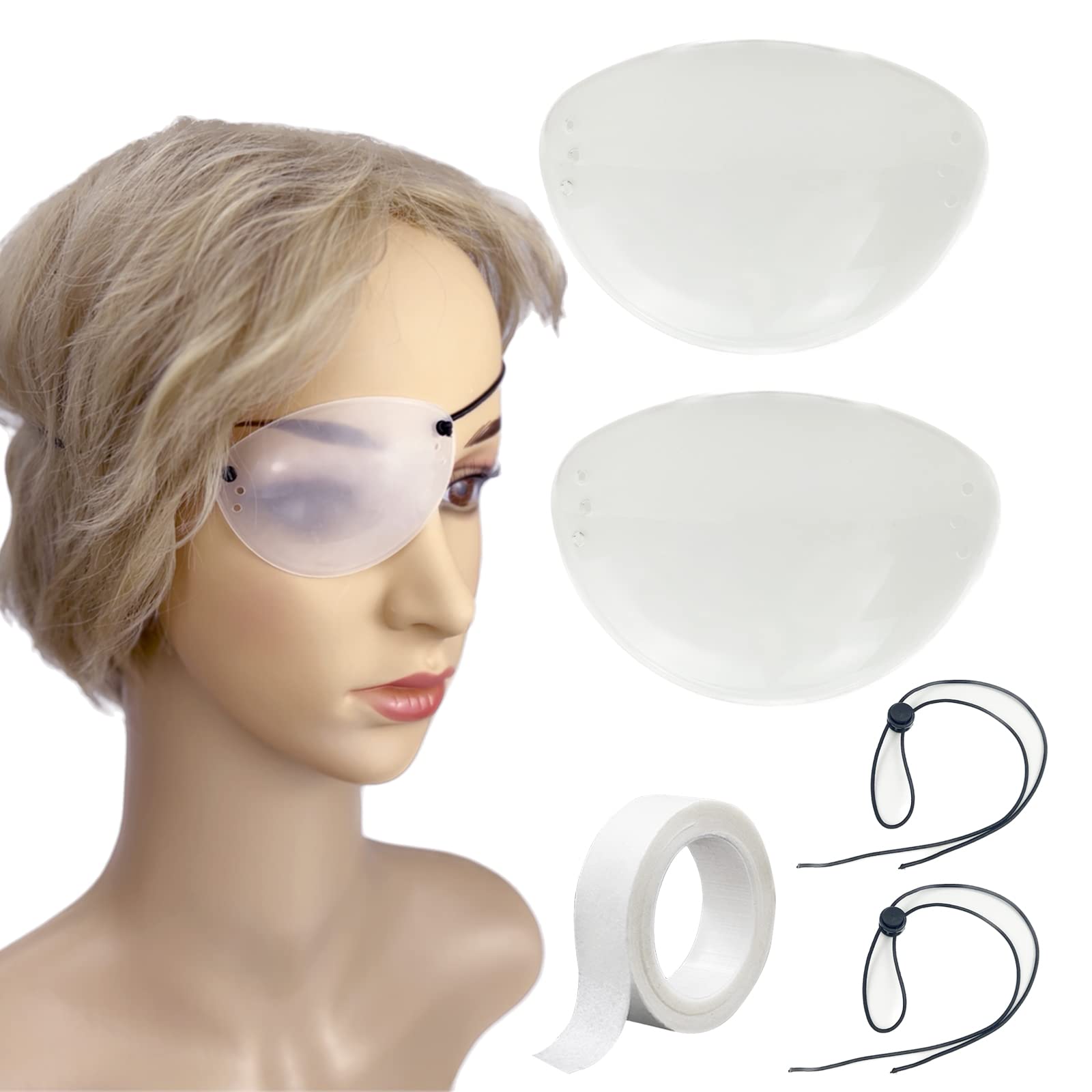 Front view of Vandorla Eye Shield 2-piece set