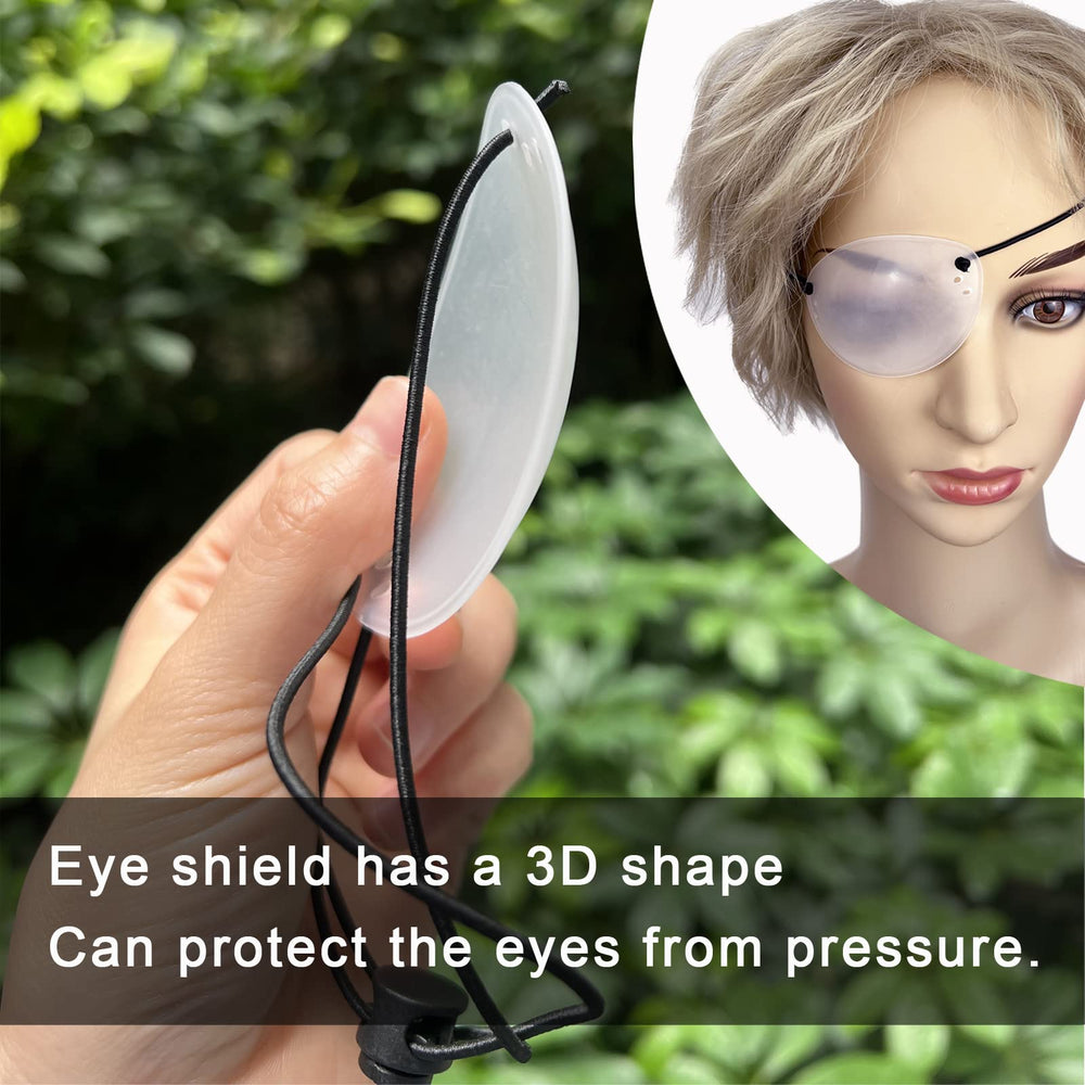Side view of Vandorla Eye Shield showcasing contoured fit