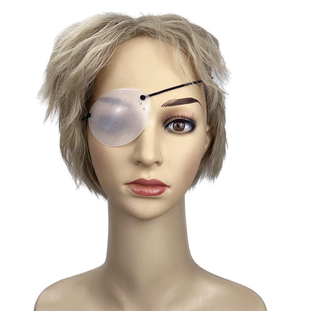 Elastic band detail of the eye shield