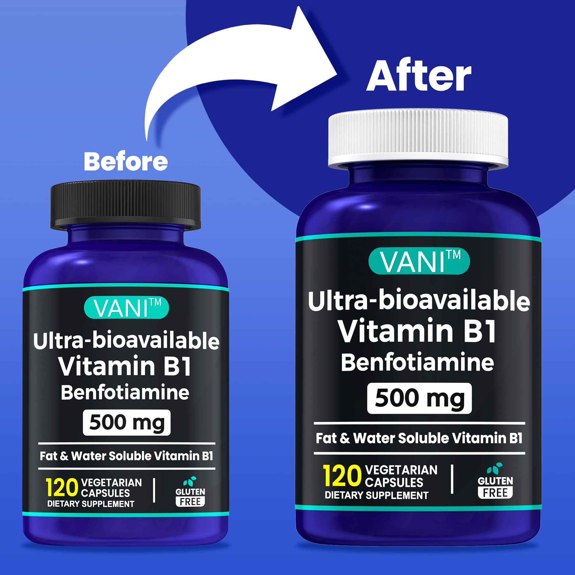 5X more bioavailable benfotiamine with B1