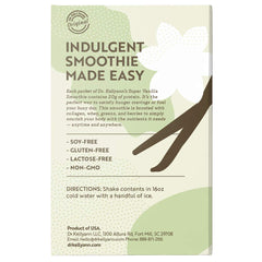 Close-up of vanilla collagen smoothie packets