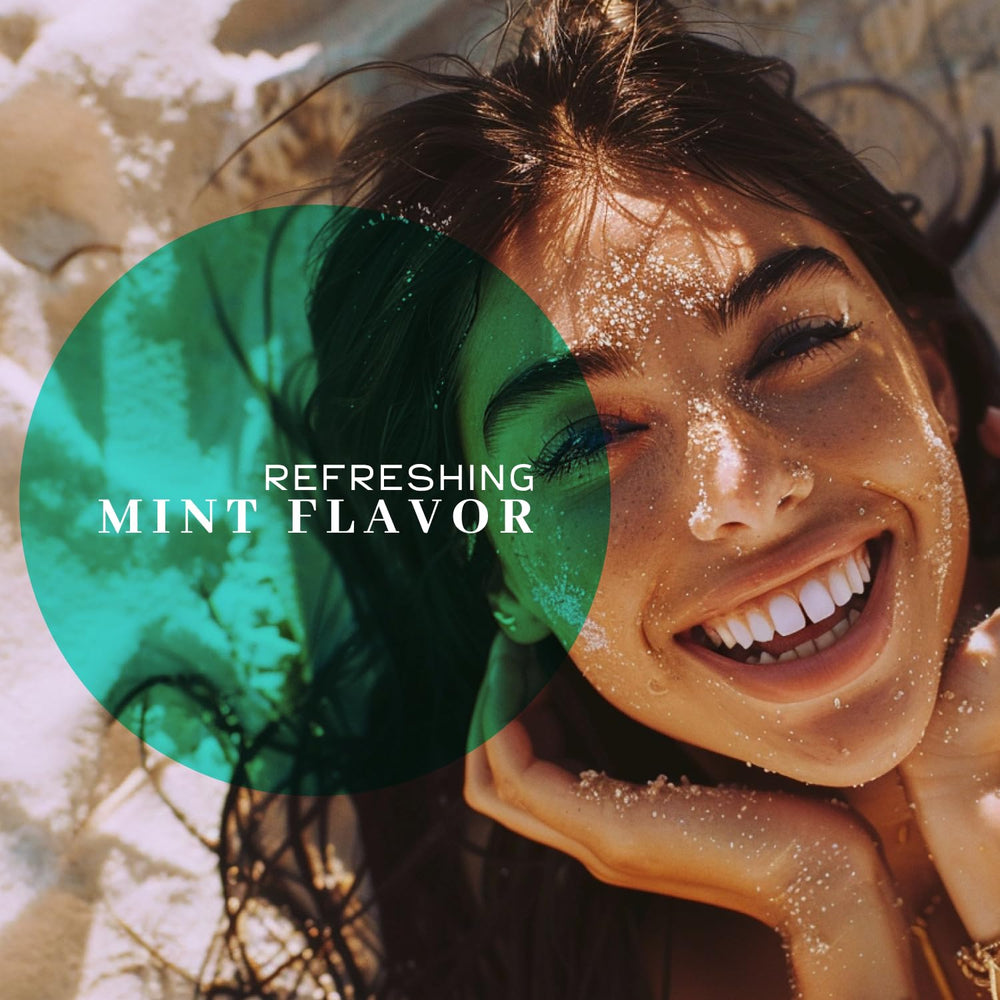 Bentonite clay and baking soda ingredients in powder