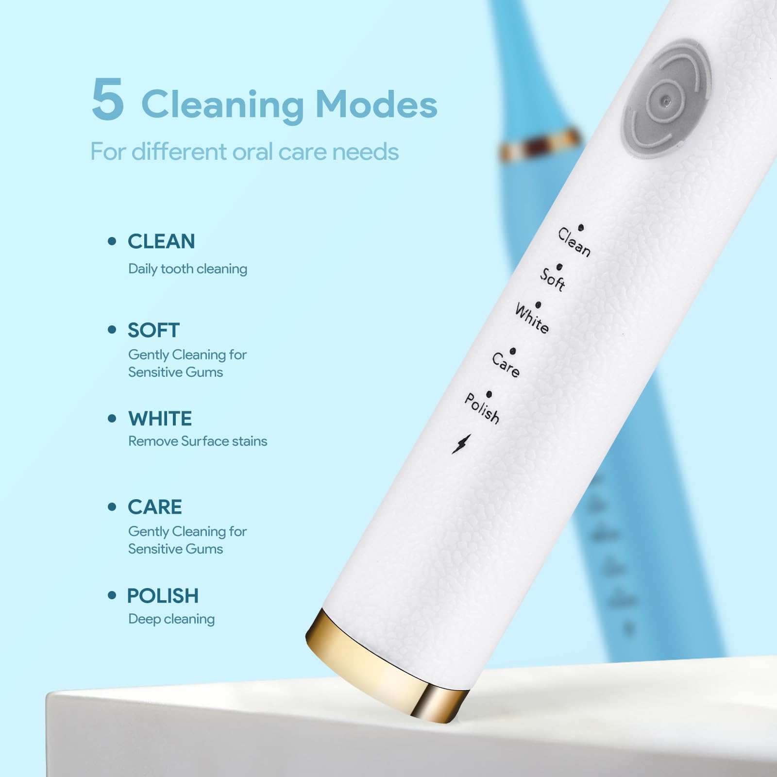 10 replacement brush heads for VANTREEGAO toothbrush