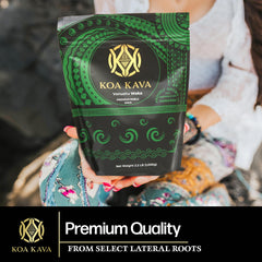 Vanuatu kava plants showing lateral roots used for powder